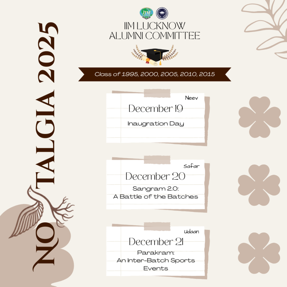 नॉस्टैल्जिया 2025: रूट्स एंड विंग्स – उस जगह से पुनः जुड़ना जहाँ से सब कुछ शुरू हुआ था